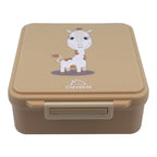 Clevakid Mega Lunch Box Brown Latte 1600ML\54 OZ- ClevaNeckee Friend