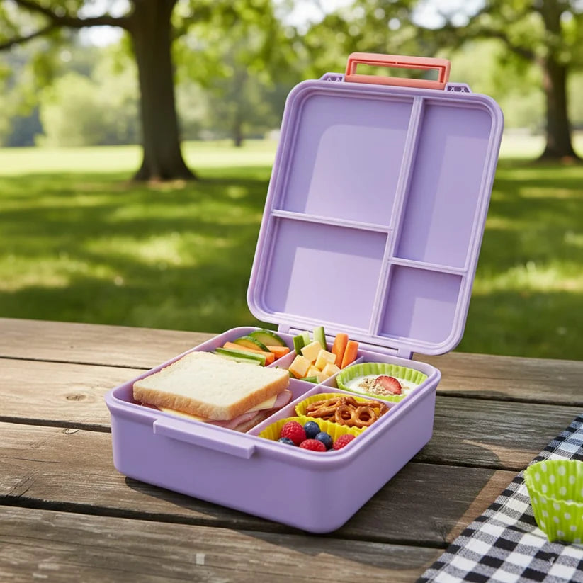 Clevakid Mega Lunch Box Purple Light 1600ML\54 OZ