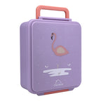 Clevakid Mega Lunch Box Purple Light 1600ML\54 OZ- ClevaMingoo Friend