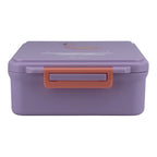 Clevakid Mega Lunch Box Purple Light 1600ML\54 OZ- ClevaMingoo Friend