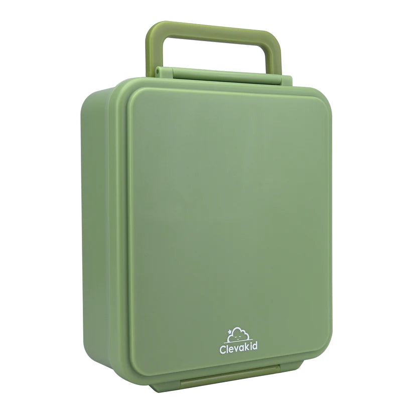 Clevakid Mega Lunch Box Green Leaves 1600ML\54 OZ