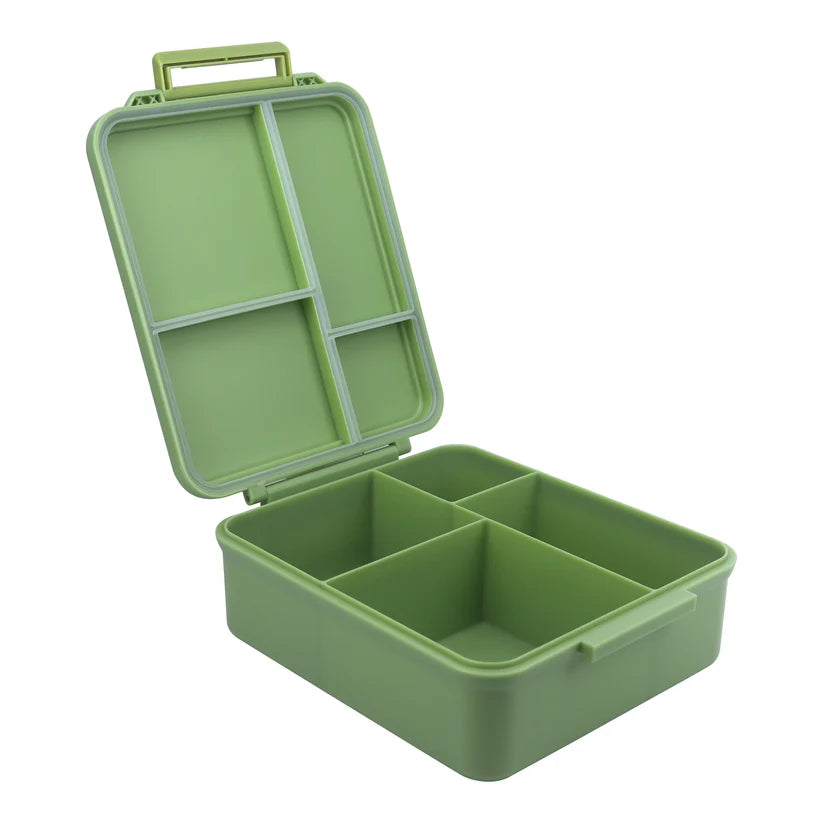 Clevakid Mega Lunch Box Green Leaves 1600ML\54 OZ