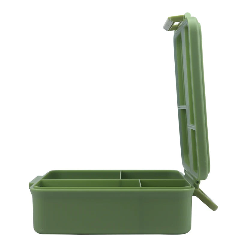Clevakid Mega Lunch Box Green Leaves 1600ML\54 OZ