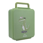 Clevakid Mega Lunch Box Green Leaves 1600ML\54 OZ- ClevaGator Friend