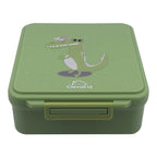 Clevakid Mega Lunch Box Green Leaves 1600ML\54 OZ- ClevaGator Friend