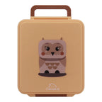 Clevakid Mega Lunch Box Orange Light Peach 1600ML\54 OZ- ClevaOwlee Friend
