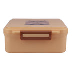 Clevakid Mega Lunch Box Orange Light Peach 1600ML\54 OZ- ClevaOwlee Friend