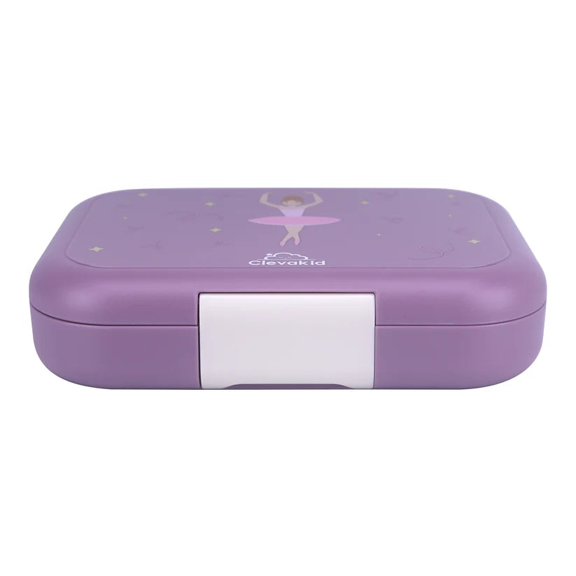 Clevakid Midi  Lunch Box Purple Dark Powder 900ML \30 OZ - Clevapirouette Friend