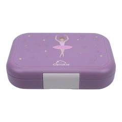Clevakid Midi  Lunch Box Purple Dark Powder 900ML \30 OZ - Clevapirouette Friend