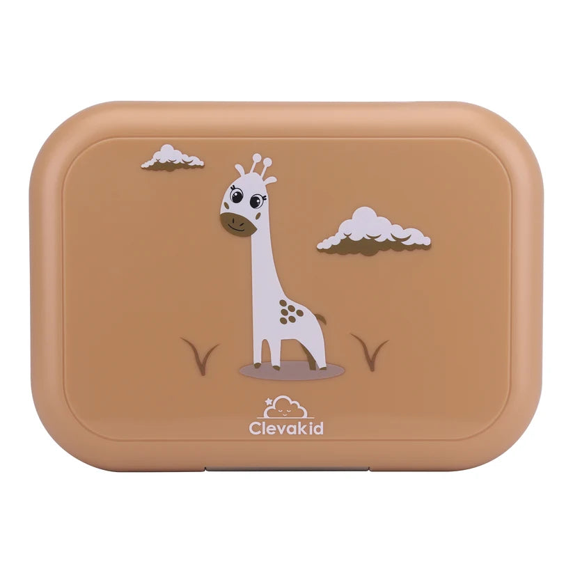 Clevakid Midi  Lunch Box Pink Dark Powder 900ML \30 OZ - ClevaRaff Friend