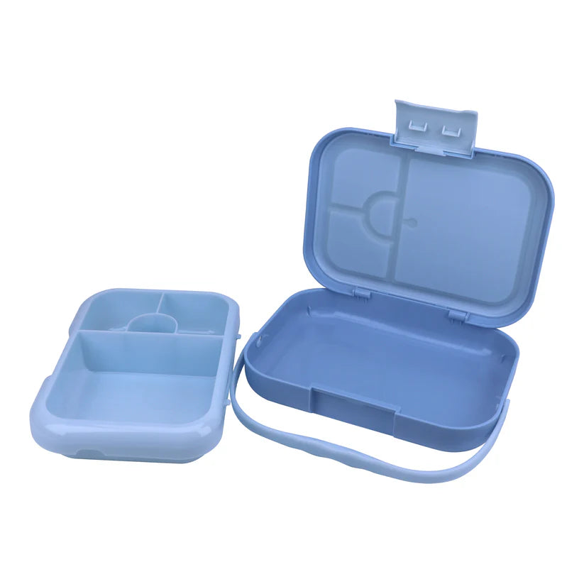 Clevakid Midi  Lunch Box Blue Dark Ice 900ML \30 OZ - ClevaFin Friend