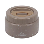 Clevakid Thermal Food Jar Brown Dark Toffeh 250ML \8 OZ - stars Design