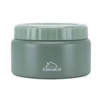 Clevakid Thermal Food Jar Green  Olive 250ML \8 OZ