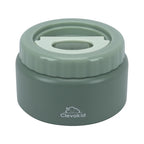 Clevakid Thermal Food Jar Green  Olive 250ML \8 OZ