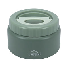 Clevakid Thermal Food Jar Green  Olive 250ML \8 OZ