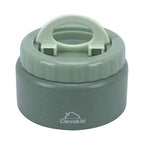 Clevakid Thermal Food Jar Green  Olive 250ML \8 OZ - stars Design