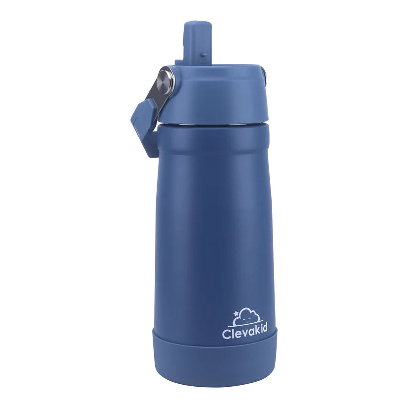 Clevakid Stainless Steel Water Bottle Blue Turquoise- 530ML\18 OZ