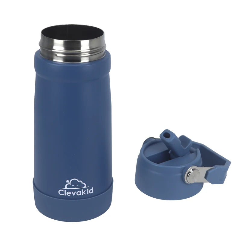 Clevakid Stainless Steel Water Bottle Blue Turquoise- 530ML\18 OZ