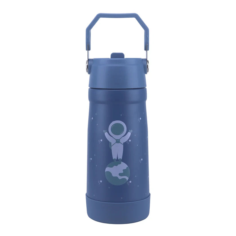 Clevakid Stainless Steel Water Bottle Blue Turquoise- 530ML\18 OZ - ClevaAstroo Friend
