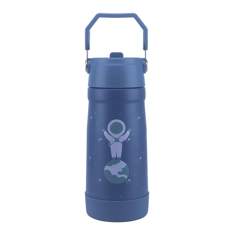 Clevakid Stainless Steel Water Bottle Blue Turquoise- 530ML\18 OZ - ClevaAstroo Friend