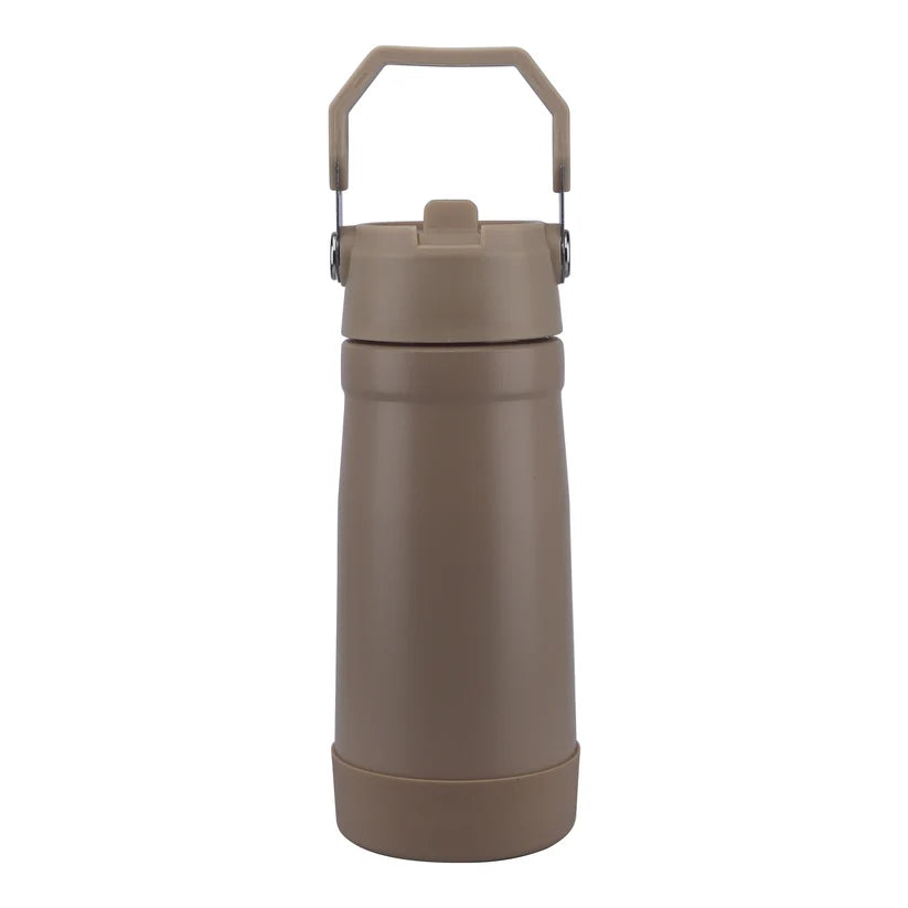 Clevakid Stainless Steel Water Bottle Brown Latte- 530ML\18 OZ