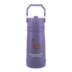 Clevakid Stainless Steel Water Bottle Purple Light- 530ML\18 OZ - ClevaMingoo Friend