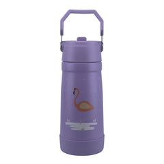 Clevakid Stainless Steel Water Bottle Purple Light- 530ML\18 OZ - ClevaMingoo Friend