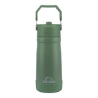 Clevakid Stainless Steel Water Bottle Green Leaves- 530ML\18 OZ