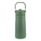 Clevakid Stainless Steel Water Bottle Green Leaves- 530ML\18 OZ
