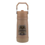 Clevakid Stainless Steel Water Bottle Orange Light Peach- 530ML\18 OZ - ClevaOwlee Friend