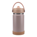 Clevakid Stainless Steel Water Bottle Dark Brown Toffee- 350ML\12 OZ