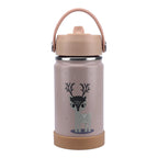 Clevakid Stainless Steel Water Bottle Dark Brown Toffee- 350ML\12 OZ - ClevaWhity Friend