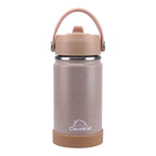 Clevakid Stainless Steel Water Bottle Dark Brown Toffee- 350ML\12 OZ - ClevaWhity Friend
