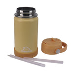 Clevakid Stainless Steel Water Bottle Orange Light- 350ML\12 OZ