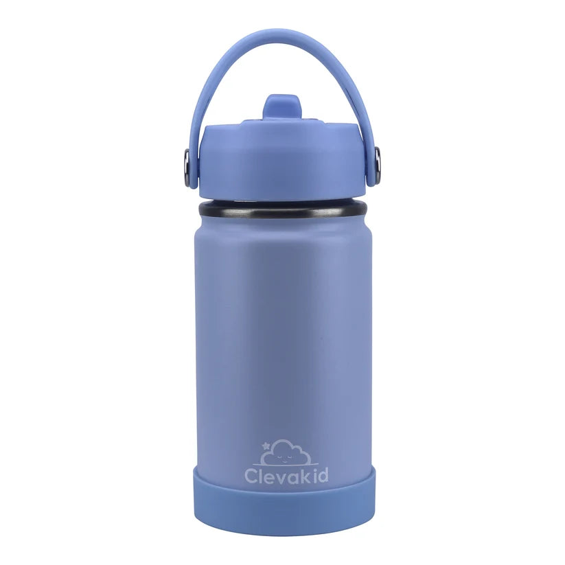 Clevakid Stainless Steel Water Bottle Blue Ice- 350ML\12 OZ