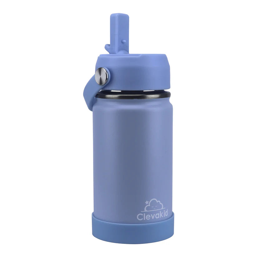 Clevakid Stainless Steel Water Bottle Blue Ice- 350ML\12 OZ