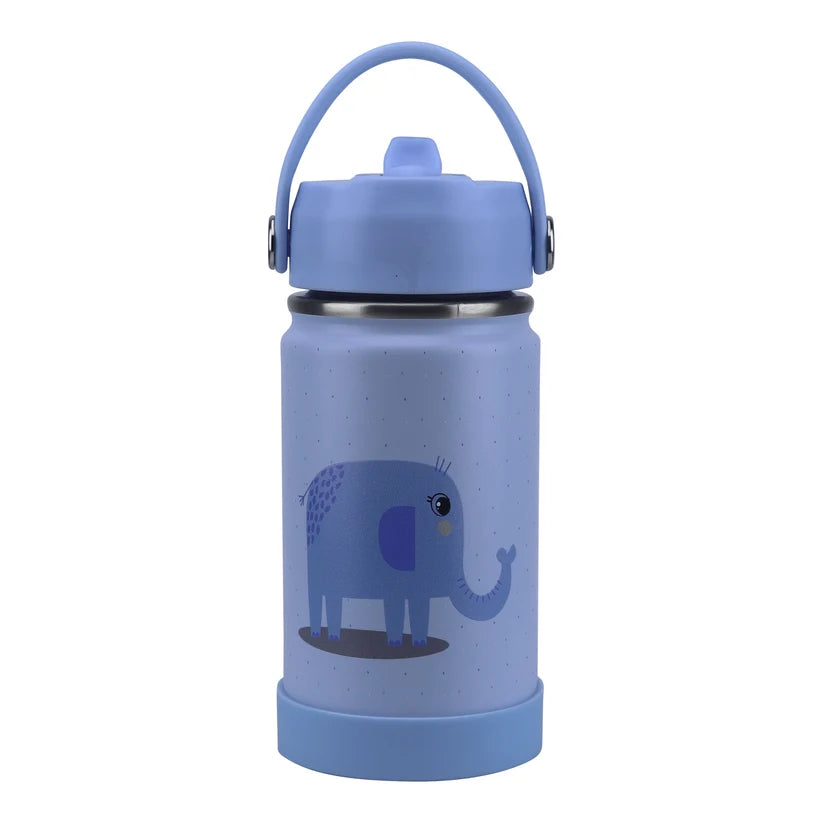 Clevakid Stainless Steel Water Bottle Blue Ice- 350ML\12 OZ - ClevaTusk Friend