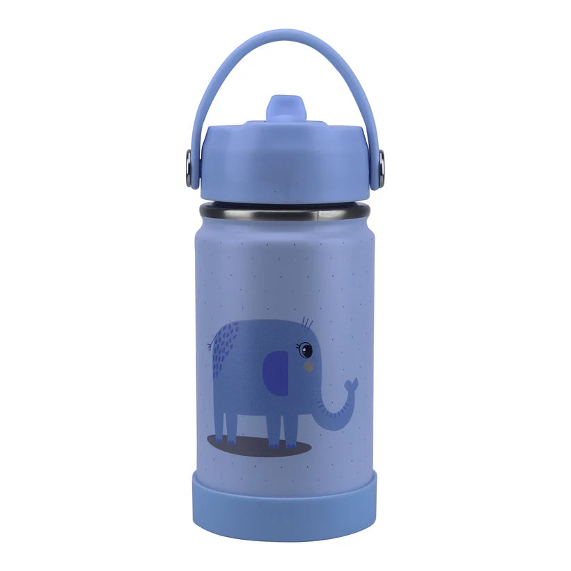 Clevakid Stainless Steel Water Bottle Blue Ice- 350ML\12 OZ - ClevaTusk Friend