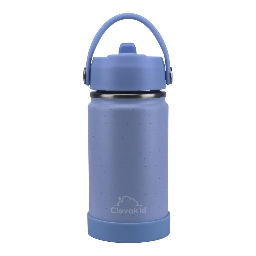 Clevakid Stainless Steel Water Bottle Blue Ice- 350ML\12 OZ - ClevaTusk Friend