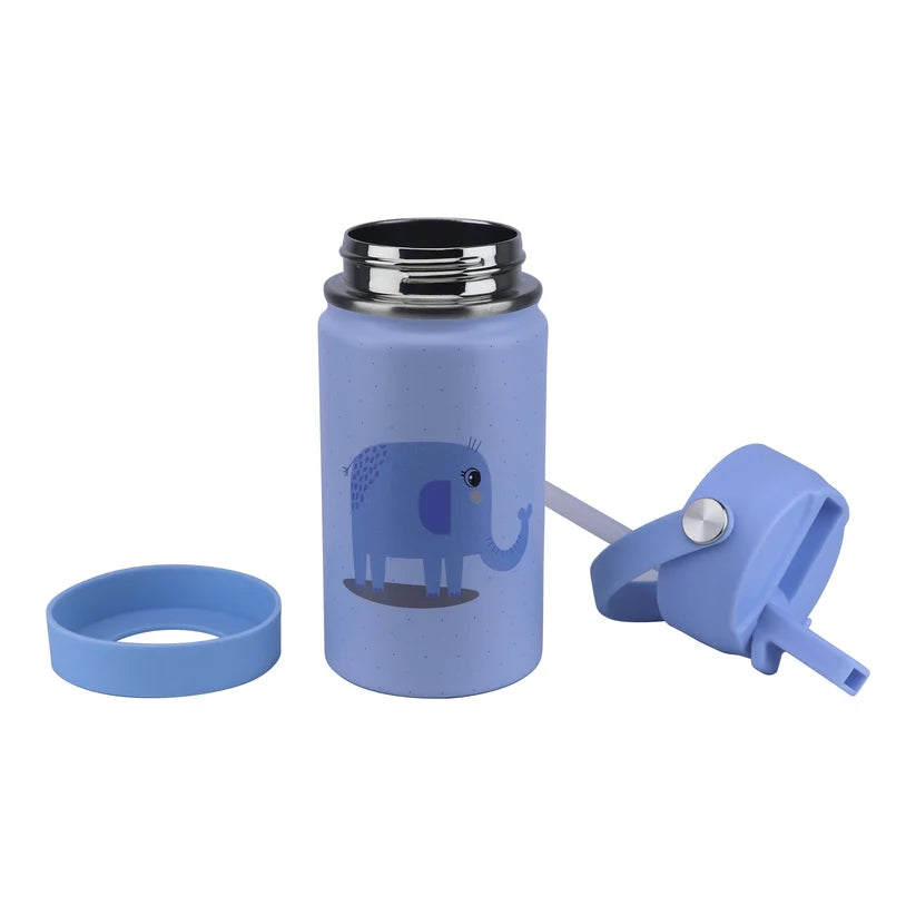 Clevakid Stainless Steel Water Bottle Blue Ice- 350ML\12 OZ - ClevaTusk Friend