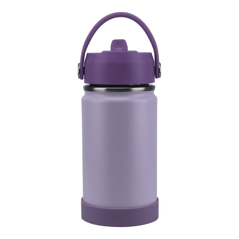 Clevakid Stainless Steel Water Bottle Purple Light Powder- 350ML\12 OZ