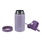 Clevakid Stainless Steel Water Bottle Purple Light Powder- 350ML\12 OZ