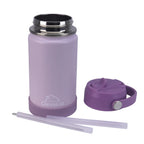 Clevakid Stainless Steel Water Bottle Purple Light Powder- 350ML\12 OZ