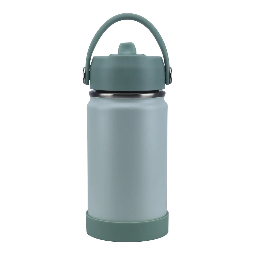Clevakid Stainless Steel Water Bottle Green Light Mint- 350ML\12 OZ