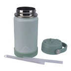Clevakid Stainless Steel Water Bottle Green Light Mint- 350ML\12 OZ
