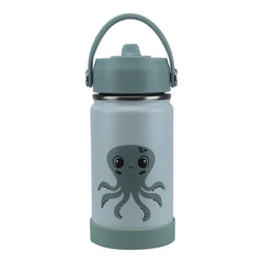 Clevakid Stainless Steel Water Bottle Green Light Mint- 350 ML\12 OZ - ClevaInk Friend