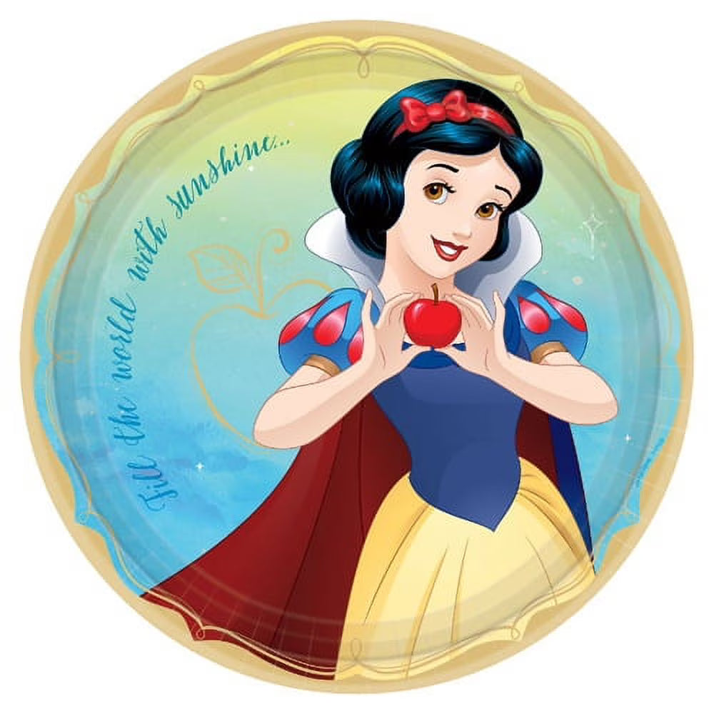 DISNEY SNOW WHITE PAPER PLATES 9"8P