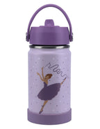 Clevakid Stainless Steel Water Bottle Purple Light Powder- 350ML\12 OZ - Clevapirouette Friend