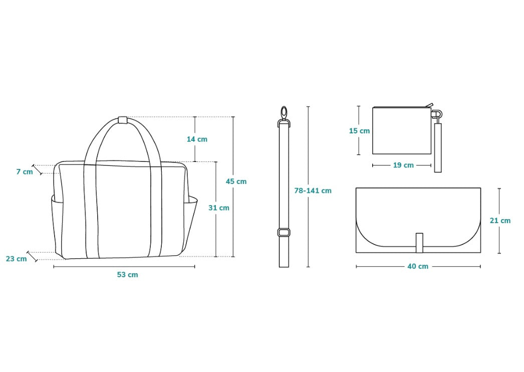 Lionelo bag Ida Blue Denim