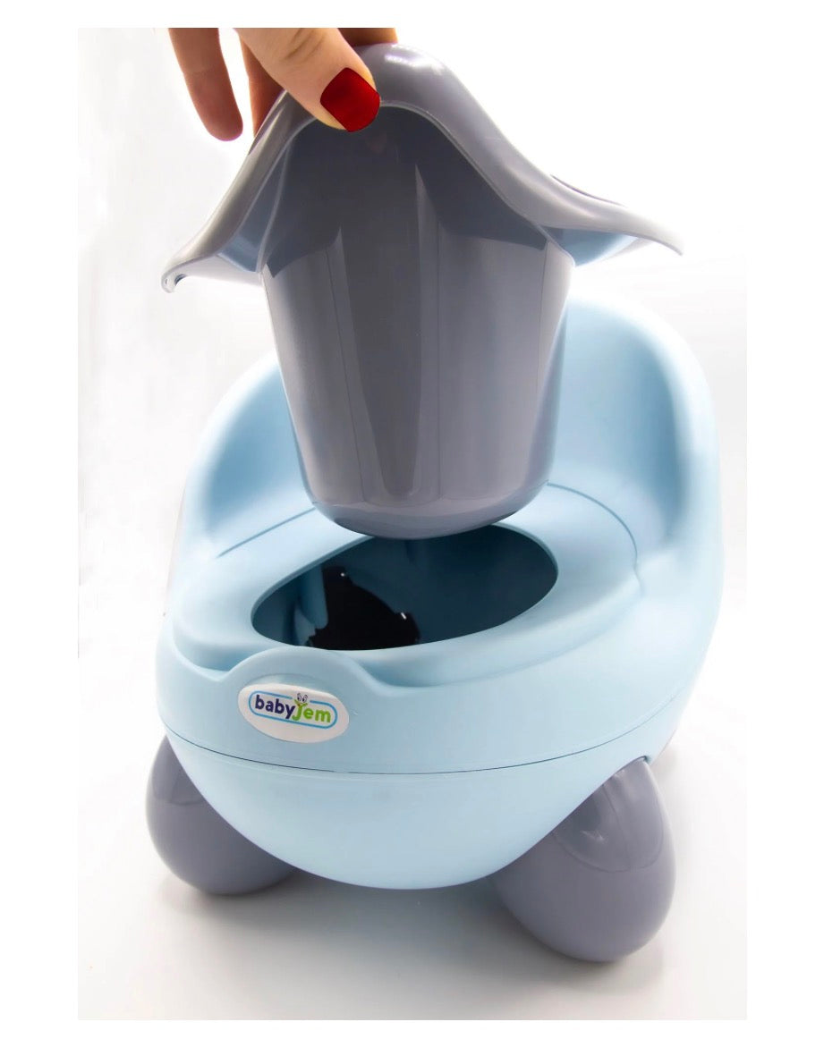 BABYJEM TONTON POTTY BLUE/ GRAY